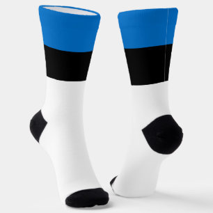 Chaussette Estonie Drapeau Patriotique Estonien Fierté Nation