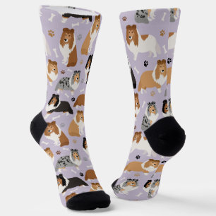Chaussette Étagère des os de chien et des chaussettes de patt