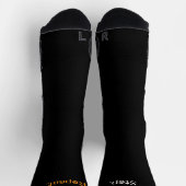 Chaussette Étape. Répéter. – Chaussettes de l'équipe du Smart (Haut)