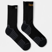 Chaussette Étape. Répéter. – Chaussettes de l'équipe du Smart (Droite)