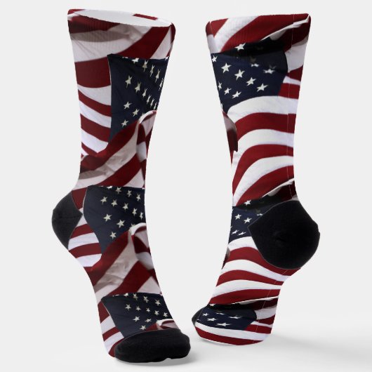 Chaussette États-Unis drapeaux américains Patriotique (Angulaire)