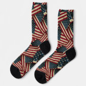 Chaussette États-Unis drapeaux américains Patriotique (Gauche)