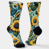 Chaussette Été/tournesol/oiseau (Angulaire)