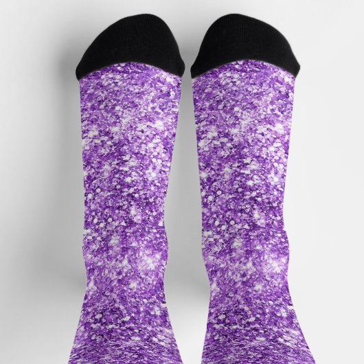Chaussette Étincelle Violette (Haut)