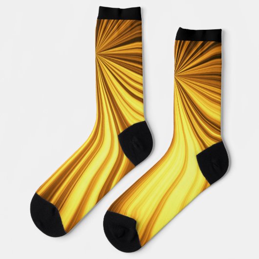 Chaussette Étoile Brown d'éclatement jaune (Gauche)
