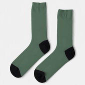Chaussette Eucalyptus vert foncé (Gauche)