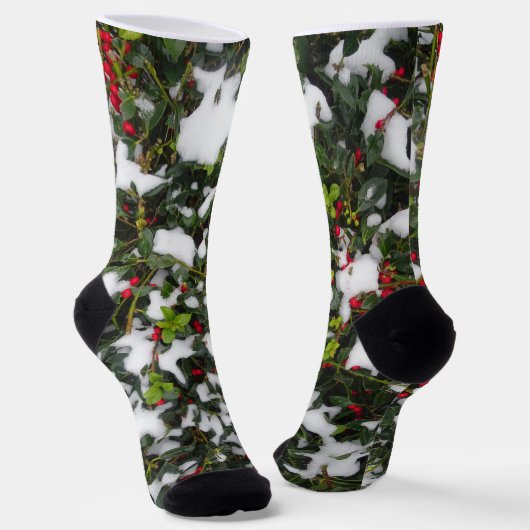 Chaussette European Holly avec étui Wallet Neige (Angulaire)