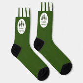 Chaussette Evergreen Trees Seasons Greetings (Droite)