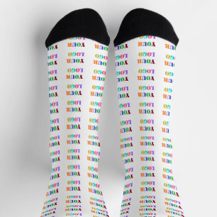 Chaussette Exemple de chaussettes personnalisées avec le logo