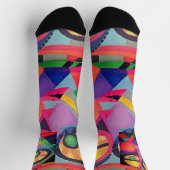 Chaussette Face Abstraite n° 1 (Haut)