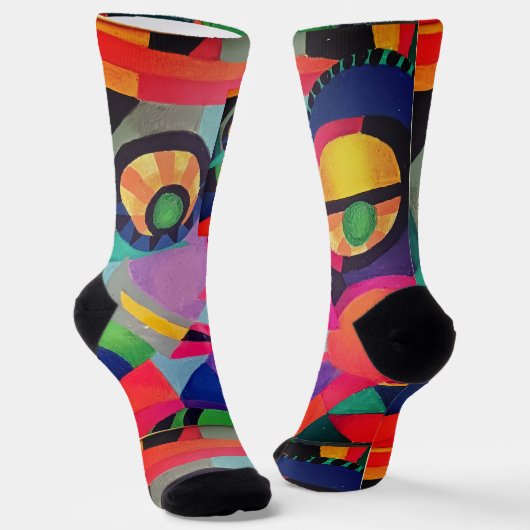 Chaussette Face Abstraite n° 1 (Angulaire)