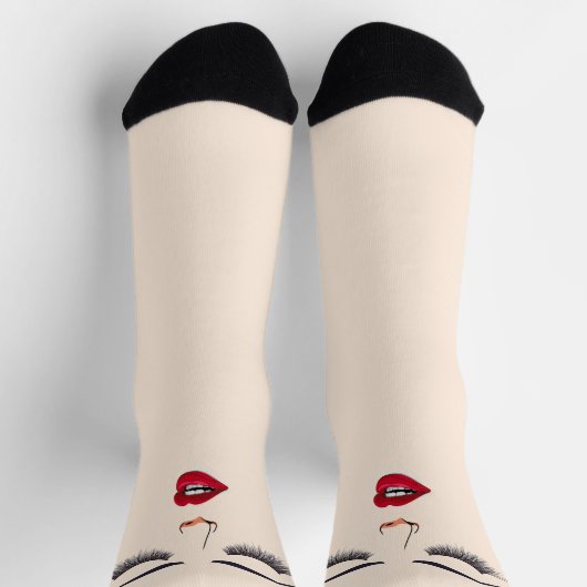 Chaussette face des femmes (Haut)