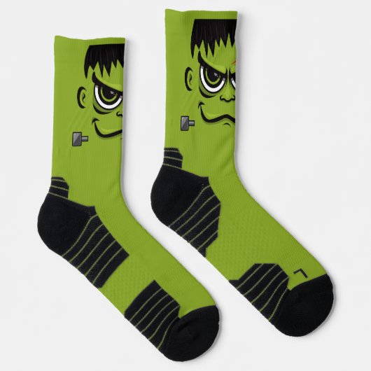 Chaussette Face Frankenstein Halloween (Droite)