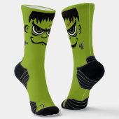 Chaussette Face Frankenstein Halloween (Angulaire)