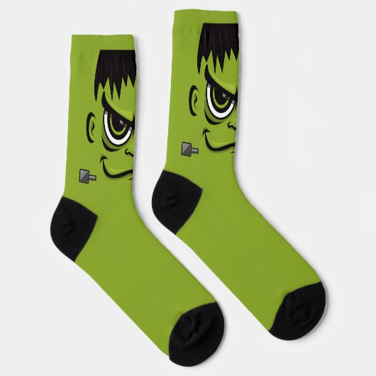 Chaussette Face Frankenstein Halloween (Droite)