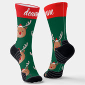 Chaussette Famille de Noël simple et élégante (Angulaire)