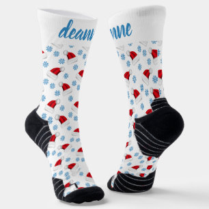 Chaussette Famille de Noël simple et élégante