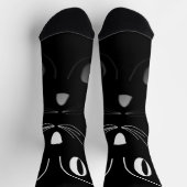 Chaussette fantaisie chat (Haut)
