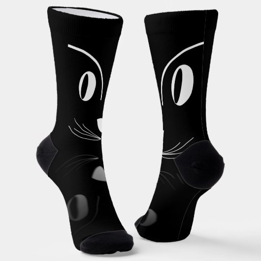 Chaussette fantaisie chat (Angulaire)