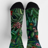 Chaussette Fantastique Fabulous Midnight Rainforest (Haut)