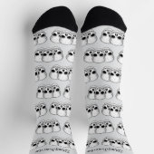 Chaussette Fantasy Art Skull  Design (Haut)