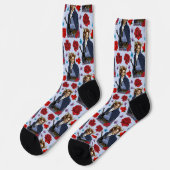 Chaussette Faune cornu Fae Fantastique (Gauche)