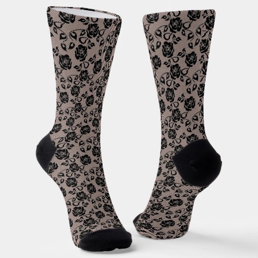 Chaussette Faux Bas Chaussettes en Dentelle (Angulaire)