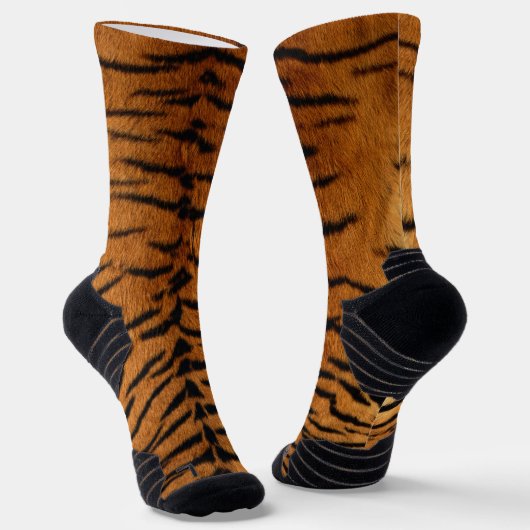 Chaussette Faux Siberian Tiger Skin  (Angulaire)
