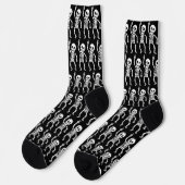 Chaussette FDT Trump Funny Anti Trump Skeleton (Gauche)