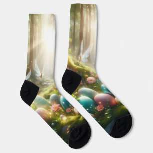 Chaussette Fée de la forêt mystique Œufs magiques de printemp