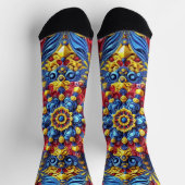 Chaussette Femmes chaussettes d'équipage durables avec des co (Haut)