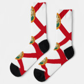 Chaussette Femmes chaussettes durables avec drapeau de Florid (Gauche)