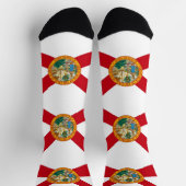 Chaussette Femmes chaussettes durables avec drapeau de Florid (Haut)