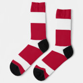 Chaussette Femmes chaussettes durables avec drapeau de Géorgi (Gauche)