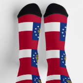 Chaussette Femmes chaussettes durables avec drapeau de Géorgi (Haut)