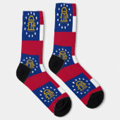 Chaussette Femmes chaussettes durables avec drapeau de Géorgi (Droite)