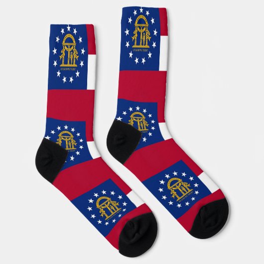 Chaussette Femmes chaussettes durables avec drapeau de Géorgi (Droite)