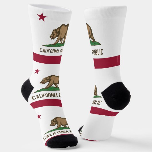 Chaussette Femmes chaussettes durables avec drapeau de la Cal (Angulaire)