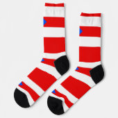 Chaussette Femmes chaussettes durables avec drapeau de Porto  (Gauche)