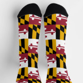 Chaussette Femmes chaussettes durables avec drapeau du Maryla (Haut)
