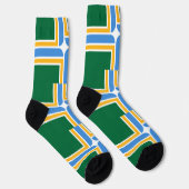 Chaussette Femmes chaussettes durables avec drapeau Portland (Droite)