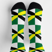 Chaussette Femmes chaussettes durables avec le drapeau de Mon (Haut)