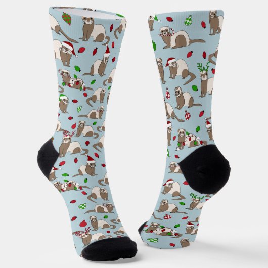 Chaussette Ferret de Noël (Angulaire)