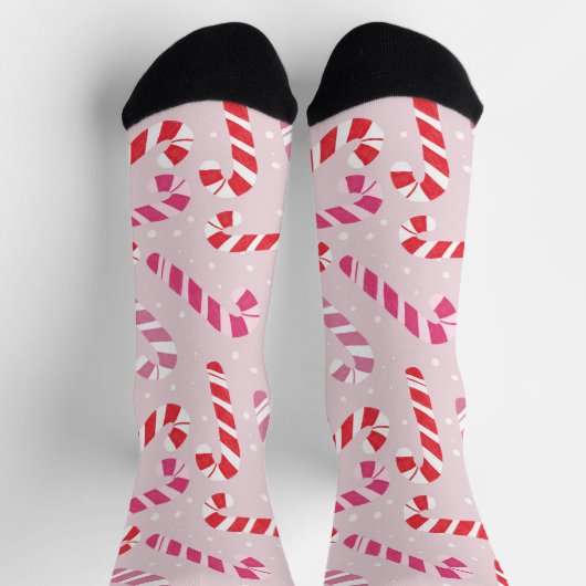 Chaussette Festive Candy Cane Socks (Haut)