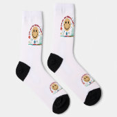 Chaussette Fête amusante disant (Droite)