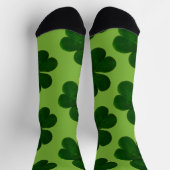 Chaussette Fête de la St Patrick à quatre feuilles (Haut)