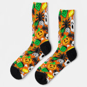Chaussette Fête des Candies Éffrayantes d'Halloween (Gauche)