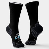 Chaussette Fête des pères photo personnalisée de Best Papa Ev (Angulaire)