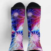 Chaussette Feu d'artifice Blue Maroon (Haut)