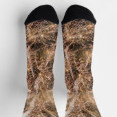 Chaussette Feu d'artifice en or brillant Abstrait (Haut)